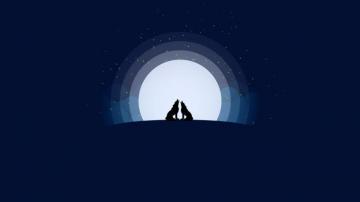 Moon Wallpaper Made In Adobe Illustrator Sideprojectors