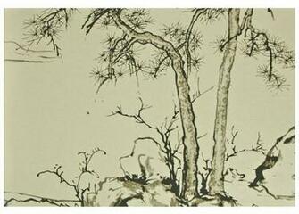 Chinese Style Hand Made Master Piece Yulan Wallpaper