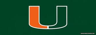 University Of Miami Hurricanes College Logo Fabric