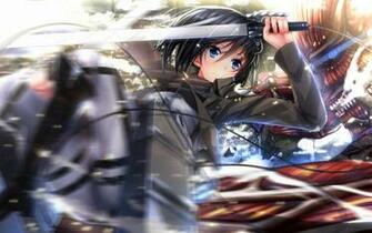 Shingeki No Kyojin Wallpaper Mikasa Ackerman 3d Gear