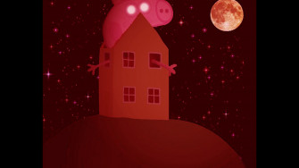 Peppa Pig House Scary Wallpaper