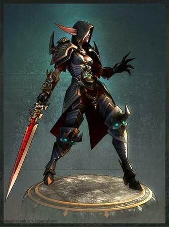 Blood Elf Death Knight By Slipgatecentral