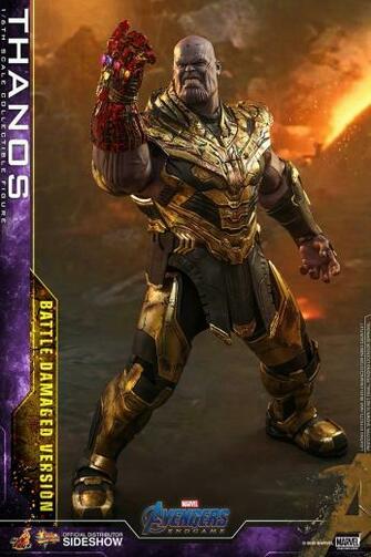 Marvel Avengers Endgame Thanos Collectible Figure Mms564 Battle