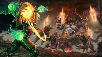 Heroes Of The Storm Kaelthas Vs Azmodan Fight Wallpaper