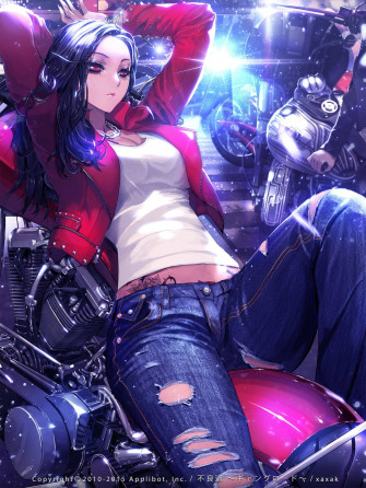 Animated Girl Wallpaper