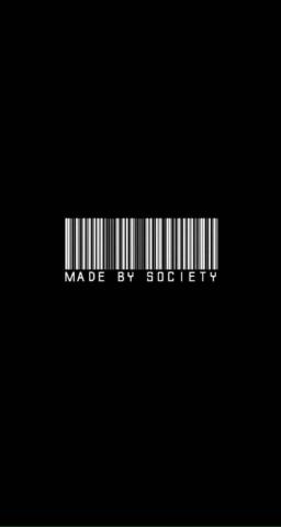 Made By Society Aesthetic Wallpaper Black iPhone