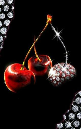 Diamond Cherries Screensaver Android In Personalization