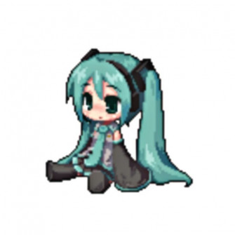Miku Pixel Art Hatsune Chibi