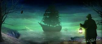 Ghost Pirate Ships Wallpaper Ship By Oozkr