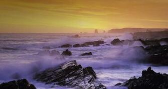 Newfoundland Rocky Shoreline Canada