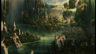 Kingdom Among The Jungle Waterfall Wallpaper