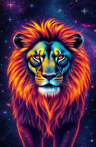 Neon Animal Wallpaper