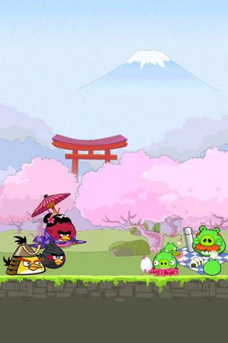 Angry Birds Seasons iPhone Background By Sal9