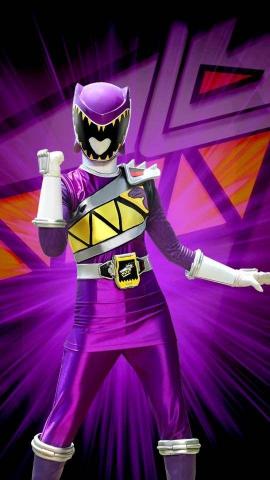 Power Rangers Dino Charge Purple Ranger Kendall Wallpaper