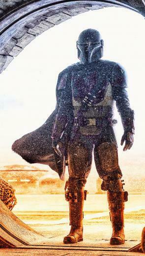 The Mandolorian Makes A Nice Phone Background Starwars