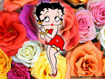 Betty Boop Pictures Archive Roses Background And