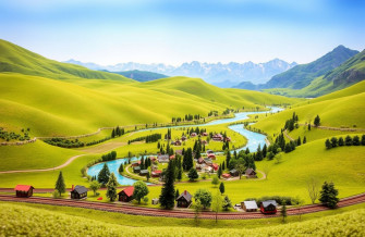 Model Railroad Backdrops Wallpaper