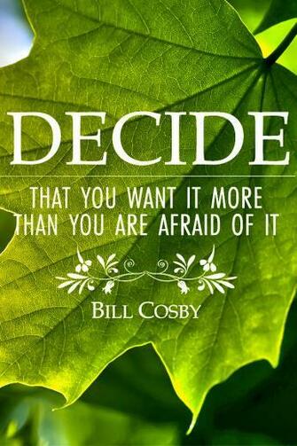 Bill Cosby Inspirational Quote iPad Background Decide That You W