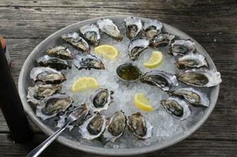Cooked Oyster With Lemons Buck A Shuck HD Wallpaper