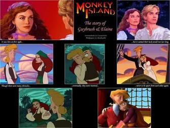 Guybrush And Elaine Wallpaper By Beekay84 Fan Art Games