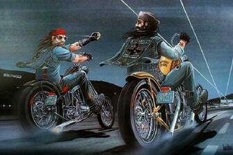 Moton David Mann The Norman Rockwell Of Biker Art Gallery