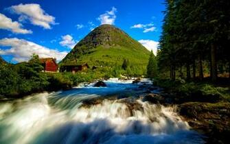 Mountain Stream Wallpaper