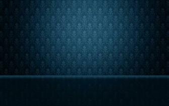 Blue Vintage Pattern Wallpaper