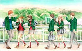 Orange Anime HD Wallpaper Background Image