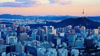 Afternoon At Seoul South Korea Wallpaper Image Widescreen Jpg