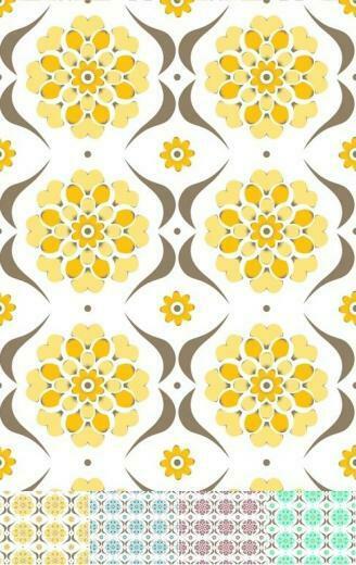 Swirl Retro Modern Layla Faye Print Design Available As Wallpaper