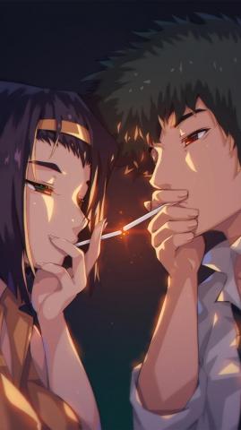 Cowboy Bebop Spike Spiegel Faye Valentine Wallpaper 4k Pc Desktop