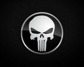 The Punisher Skull Logo HD Wallpaper In