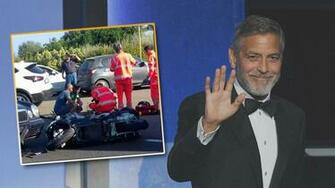 Actor George Clooney Recovering After Serious Motorcycle Crash In