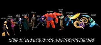 Rise Of The Brave Tangled Dragon Heroes Disney Crossover