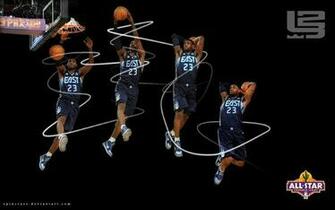 Lebron James Dunking Wallpaper Dunk By