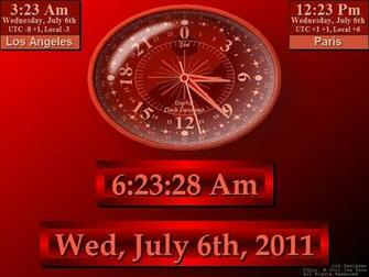 Clock Face Countdown Timer Calendar Digital Computer Software