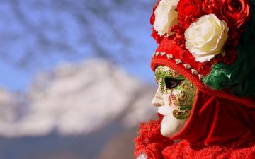 Wallpaper Venice Mask Italy Culture HD Picture Image