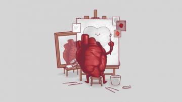 Human Heart Painting What It Thinks Looks Like