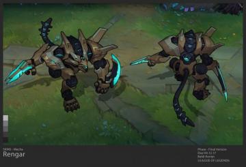 Mecha Rengar By Baldi Konijnconcept Stuff For From