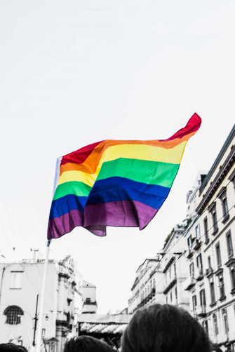 Cute Lgbt Pride Flag Photograph Wallpaper