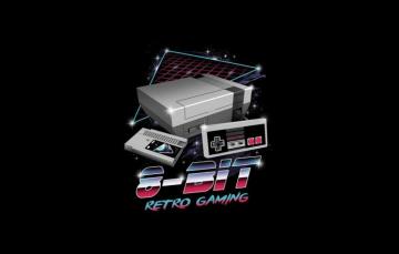 Wallpaper Minimalism Retro Style Background Art Console