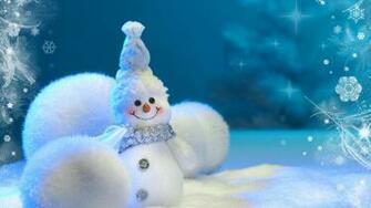 Wallpaper Cute Snowman High Definition 1080p