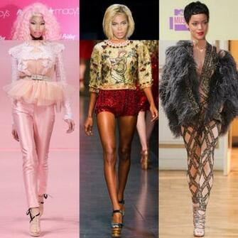 Fantasy Vma Styling Miley Beyonce Rihanna And More Modamob