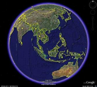 Spinning World Globe