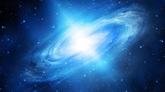 Blue Galaxy Wallpaper On