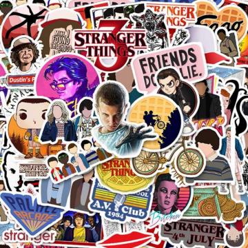 Buy Pack Stranger Things Stickers Laptop Water Bottle Decal