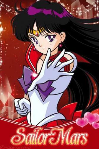Sailor Mars Moon Mobile Phone Cellphone iPhone Wallpaper
