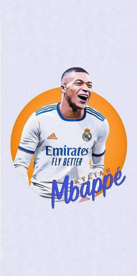 Kylian Mbappe Real Madrid HD Wallpaper