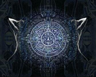 Aztec Calendar Wallpaper Top Background