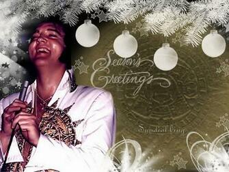 Elvis Christmas Wallpaper